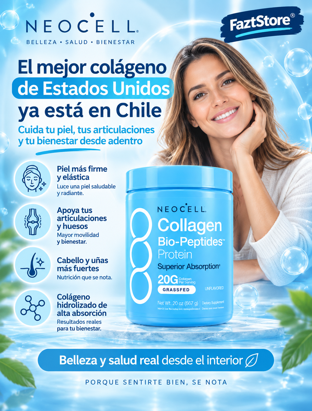 Neocell Colágeno BioPéptidos Proteína™